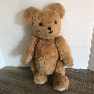 Vtg Fully Jointed Teddy Bear